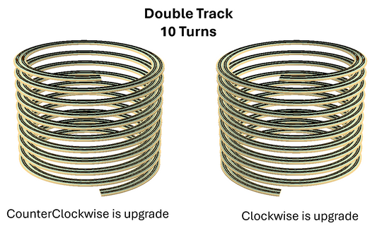 KitHelix™ N scale, 2 track, 19.0"/3.00%, 21.0"/2.71%, 10 turns