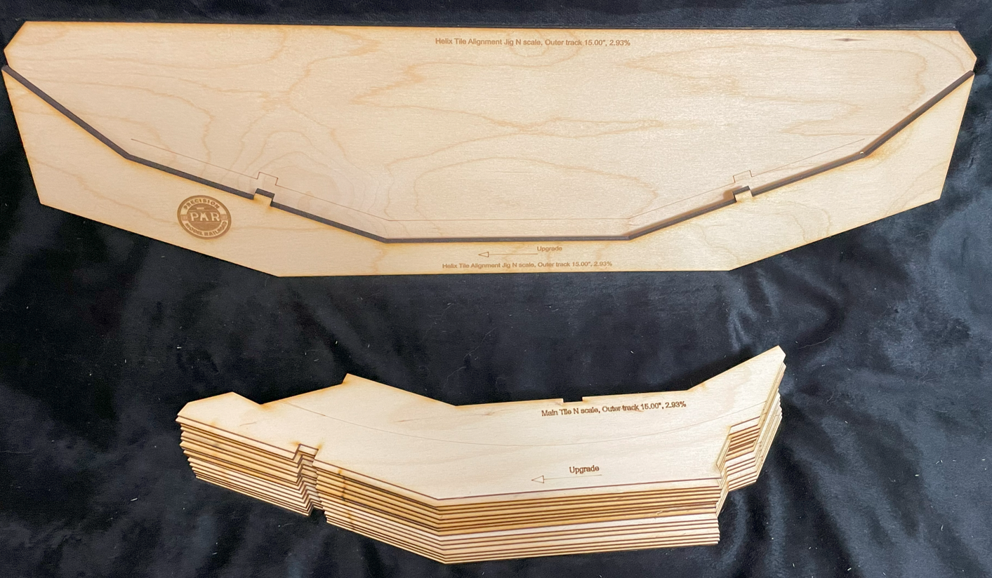 KitHelix™ HO scale, 1 track, 27.0"/2.60%, 5 turns
