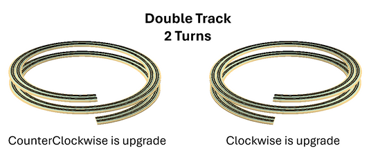 KitHelix™ N scale, 2 track, 18.5"/2.80%, 20.5"/2.53%, 2 turns