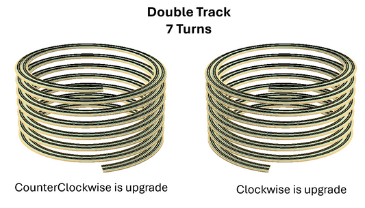 KitHelix™ N scale, 2 track, 21.0"/2.00%, 23.0"/1.83%, 7 turns