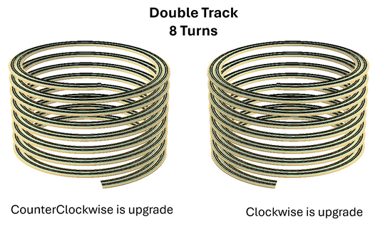 KitHelix™ N scale, 2 track, 16.0"/3.00%, 18.0"/2.67%, 8 turns