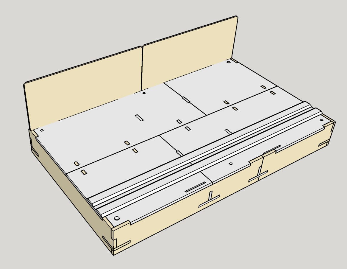 T-TRAK Double Straight Module, 24 5/16in (617.5mm) wide