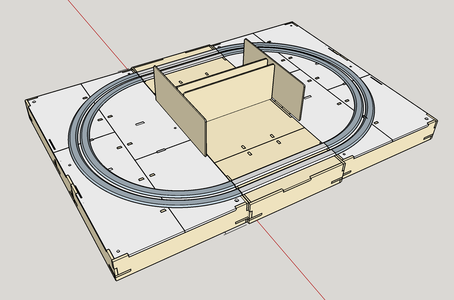 T-TRAK End Cap Module, 28 13/16in (731.8 mm) wide – Precision Model ...
